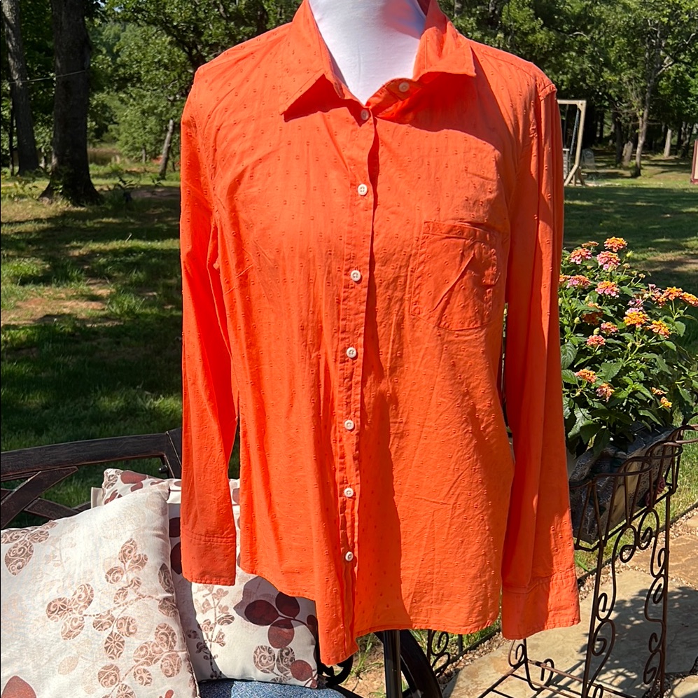 Nwt Merona Mandarin Textured Shirt685